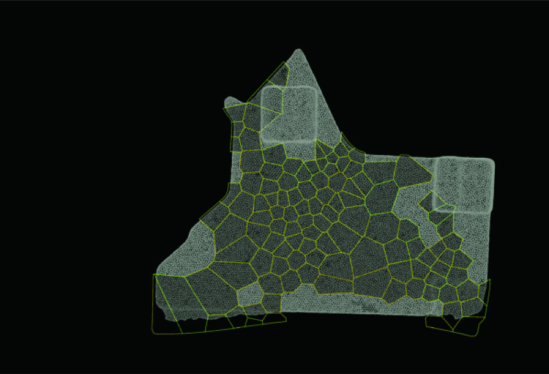 Roof variant — generated form, one of 240 in the parametric search