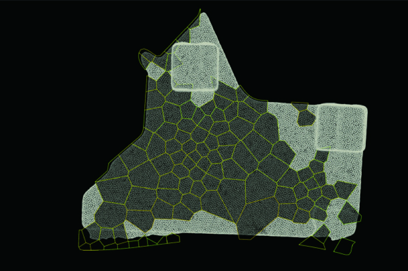 Roof variant — generated form, one of 240 in the parametric search