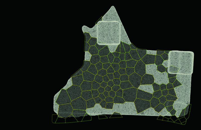 Roof variant — generated form, one of 240 in the parametric search